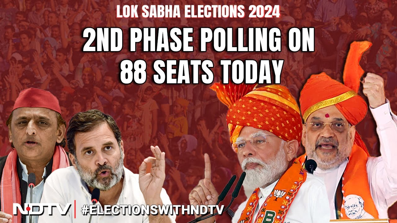 Lok Sabha Polls 2024 | 2nd Phase Polling On 88 Seats Today, Rahul ...