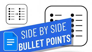 How to Put Bullet Points Side by Side in Google Docs