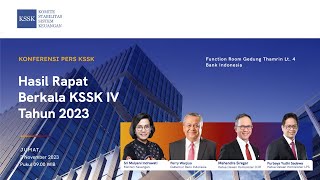Download lagu [LIVE RELAY] Konferensi Pers Hasil Rapat Berkala KSSK IV Tahun 2023