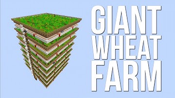 Minecraft - GIANT Fully Automatic Wheat Farm Using Villagers