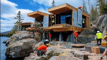 Cliffside Residence : Made with Dream Machine by Luma.Ai (Ai + Architecture)