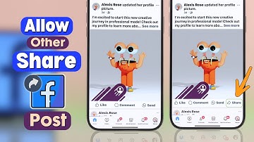 How to Allow Others to share my post on Facebook! [Enable Share Button]