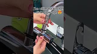 The Ultimate Kitchen Sink Glow-Up! (Renter Friendly) 🚰✨