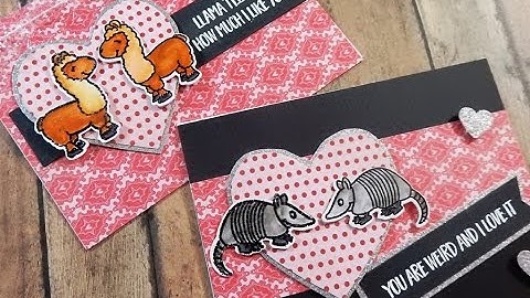 Not 2 Shabby Design Team Project | Gerda Steiner Llama Tell You - Card 3 and 4