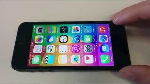 Parallax Sample running on iOS 8