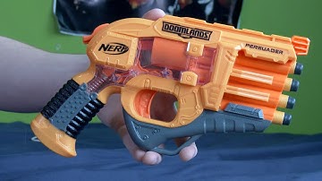 Nerf Doomlands 2169 Persuader Blaster Unboxing and Review + New Merch available!