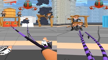 Ropeman 3d - gameplay walkthrough Part 1 - levels 6-25 ( android,ios )