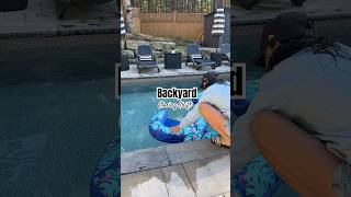 Closing shift is not my favourite! #backyarddesign #poolsidefun #summertime #poolparty #backyard