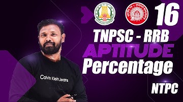 Percentage in Tamil I RRB NTPC I TNPSC I APTITUDE I shortcuts basics and tricks
