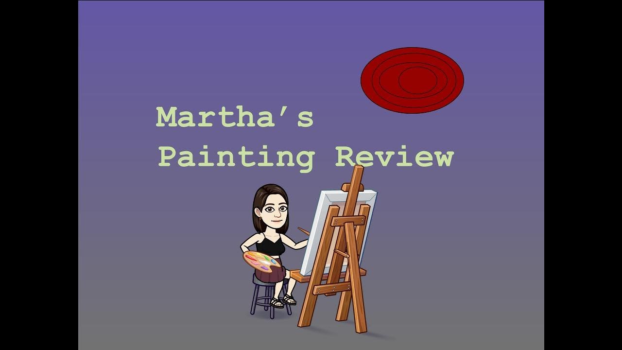 Martha's Painting PaintByNumber Review YouTube