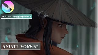 SPEEDPAINT | &quot;Spirit Forest&quot; | Krita