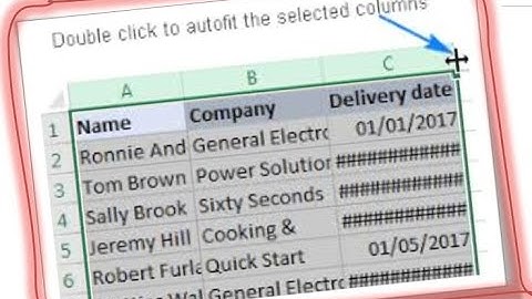 اكسل VBA | ثلاثة طرق لتنسيق اتساع الاعمدة اوتوماتيكيا فى لاكسل Auto Fit Columns
