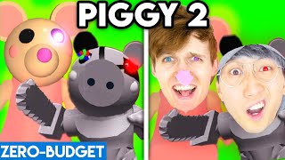 Piggy 2 With Zero Budget Roblox Piggy Lankybox Parody