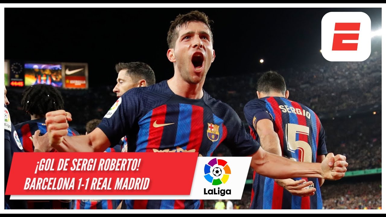Barcelona lo empata. Explota el estadio tras el gol de Sergi Roberto ...