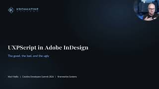 UXPScript in Adobe InDesign