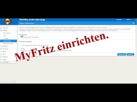 MyFRITZ!-Konto erstellen und in FRITZ!Box einrichten