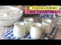 Yogur casero SIN YOGURTERA. ¡¡¡MUY CREMOSO!!!