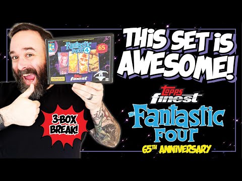 Methinks the Time for Clobberin’ is Upon Us - Opening Three Boxes of Topps Finest Fantastic Four