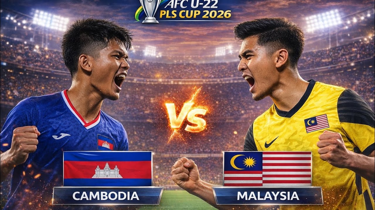 U22 Cambodia 🇰🇭 - U22 Malaysia 🇲🇾 - Round of 16 AFC U-22 PLS Asian Cup Vietnam 2026
