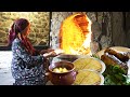 BALKARIA Village Life. National cuisine of Balkars. Village Life in Russia