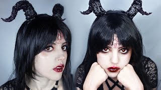 Satan's Princess Makeup Tutorial for Halloween