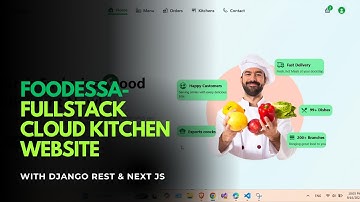 Cloud Kitchen Management System | Next.js, Django REST, PostgreSQL | Full Project Demo