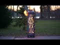 Feuerstelle Ritter aus Metall