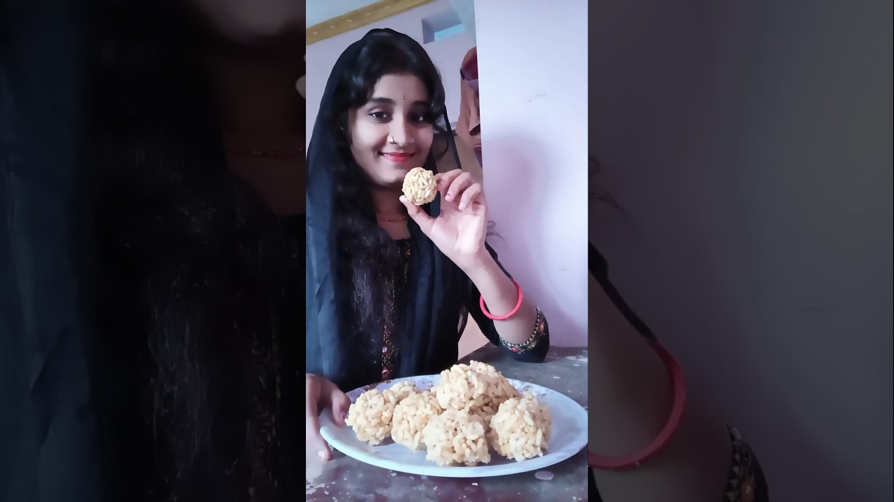 Easy &crispy Murmura Laddu 😋👌👌