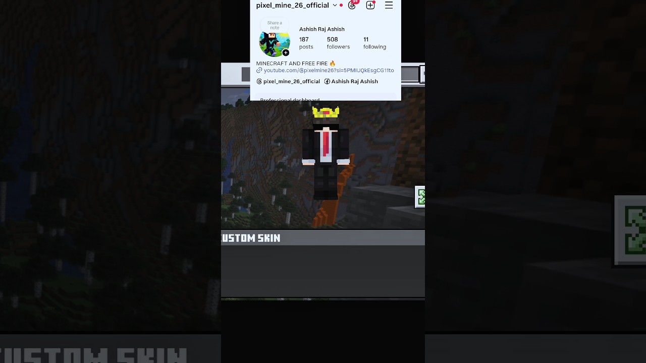 HOW TO EQUIP SANPAI SPIDER SKIN IN MINECRAFT !!