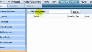 How to add a fixed asset register?