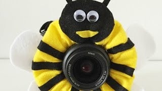 Make a Bumble Bee Camera Lens Buddy - DIY Technology - Guidecentral screenshot 2