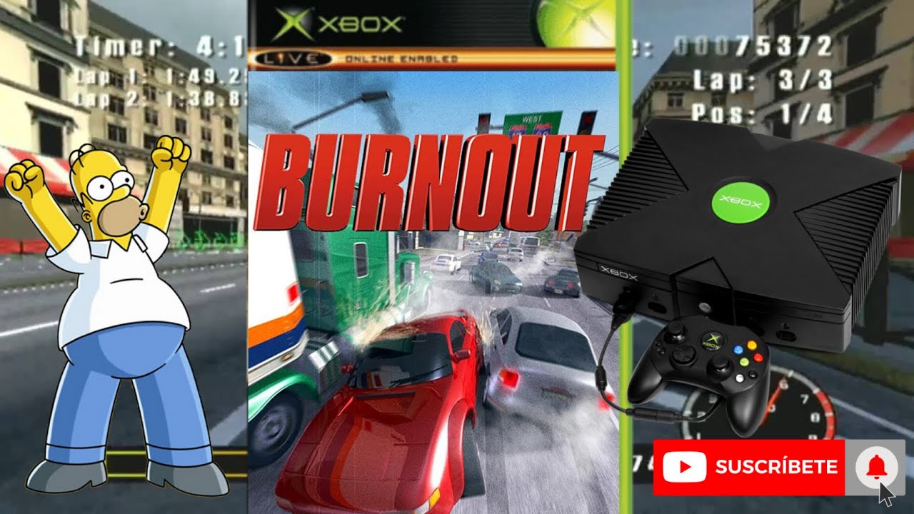 Burnout 1 XBOX Clásico - YouTube