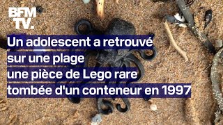 Thumbnail for Royaume-Uni: il retrouve sur une plage une pièce de Lego rare tombée d'un conteneur en 1997