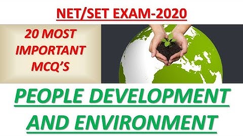 Super T20 Mock Test|People And Environment|UGC NET/SET