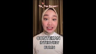 Contekan Jawaban Interview BUMN Bahasa Inggris #Short #tipskerja #tips #cara #trik #BUMN #carikerja