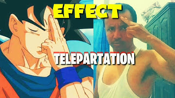 Tutorial KineMaster Effect Teleportation Goku dragon ball super
