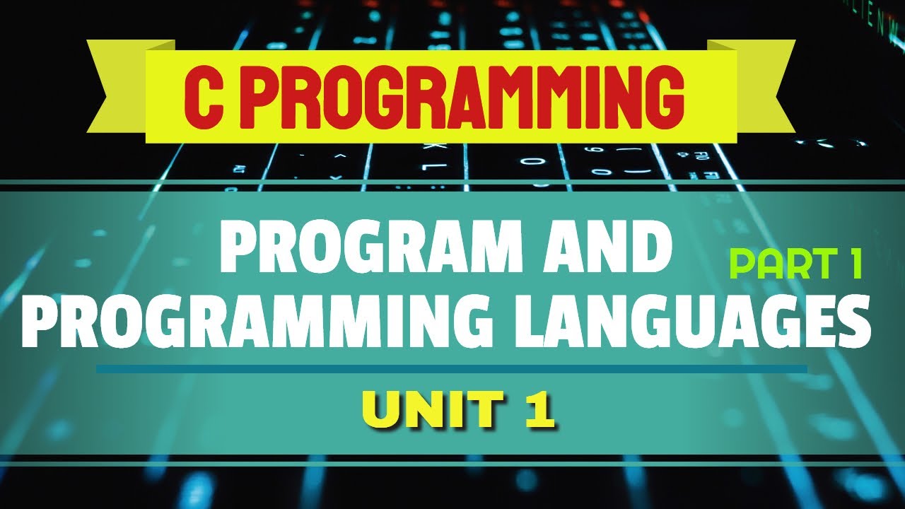 Program and Programming Language Part 1 (Urdu/Hindi) - YouTube
