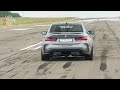 1000HP BMW M3 G80 HCP 0-317 KM/H Accelerations!