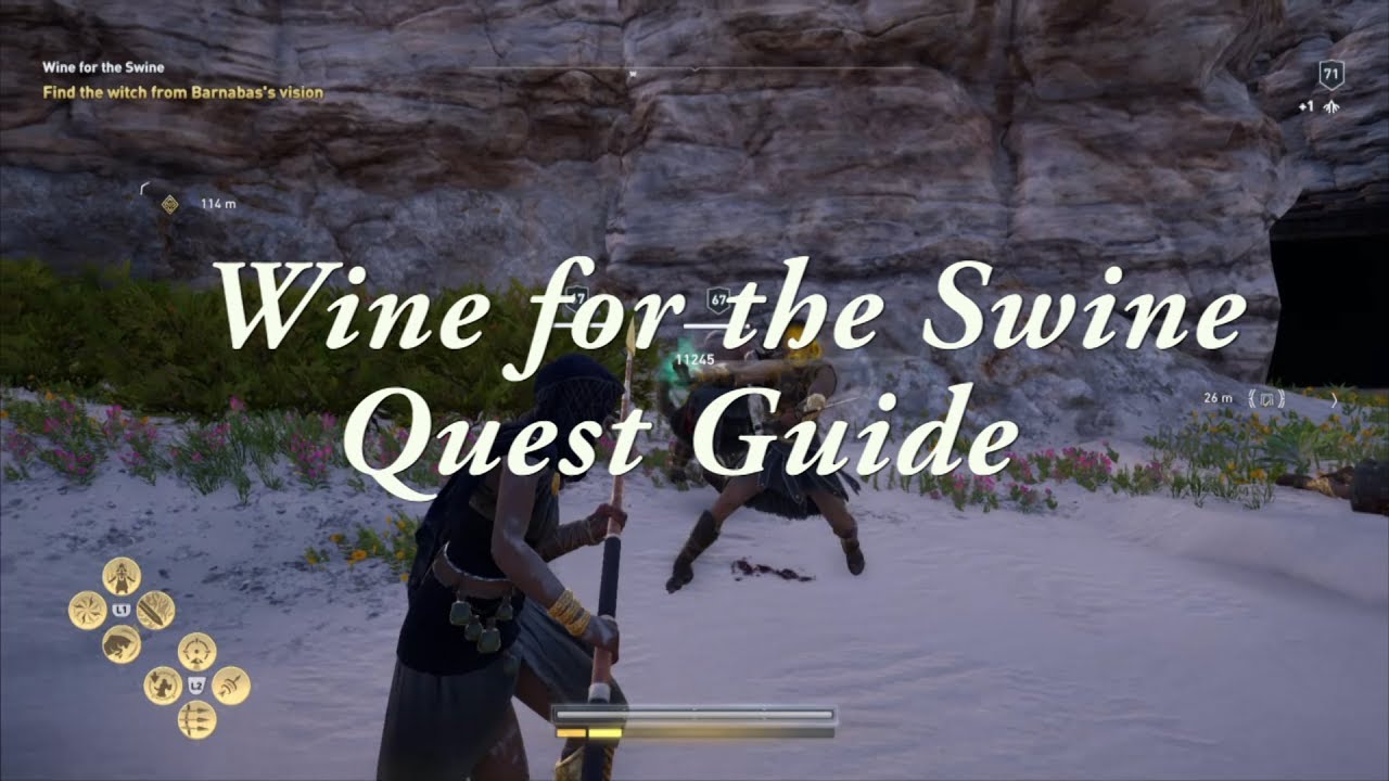 Assassin's Creed Odyssey Wine for the Swine Quest Guide PS4 YouTube