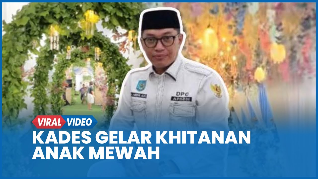 Viral Kades di Bogor Gelar Khitanan Anak Super Mewah, Lorong Gang Disulap Megah