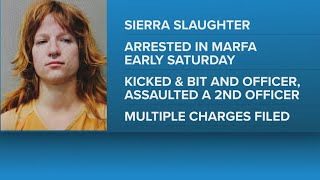 Multiple officers reportedly assaulted during arrest of "combative" woman at local Marfa bar