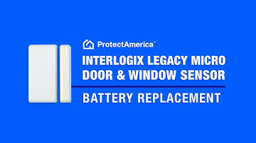 Battery Replacement: Interlogix (Legacy) Micro Door/ Window Sensor