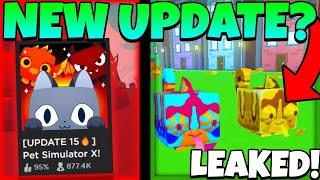 LeakGang  Roblox Game Update News on X: Pet Simulator X Leaks - more new  images and game icon! #PetSimulatorX    / X