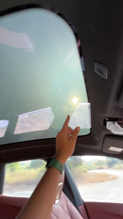 Craziest Sunroof In A Car!