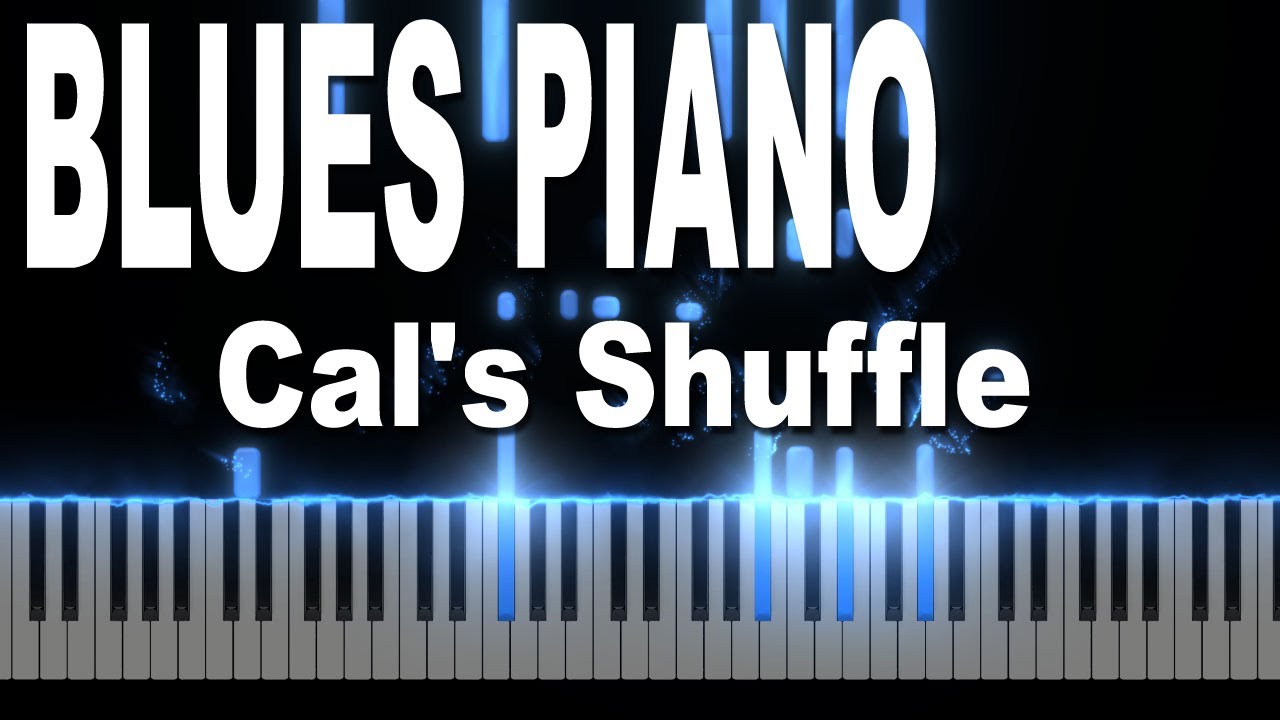 "Cal's Shuffle" BLUES PIANO Tutorial Solo Instrumental (Rock and Roll and Boogie Woogie)