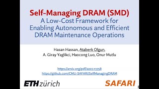 Self-Managing DRAM: Talk at FMS 2025 - Prof. Onur Mutlu