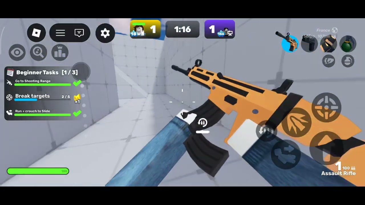 Найпопулярніші стрілялки у roblox rivals