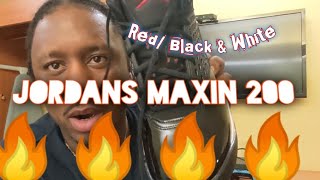 Jordan MAXIN 200 Black/ Gym) Red-White edition! (UNBOXING)