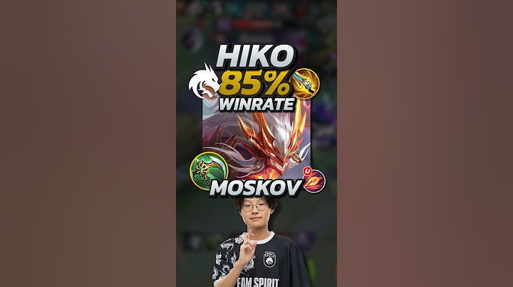 Team Spirit Hiko 85% Winrate Moskov S35 Build! Mobile Legends #mobilelegends #mlbb #gaming