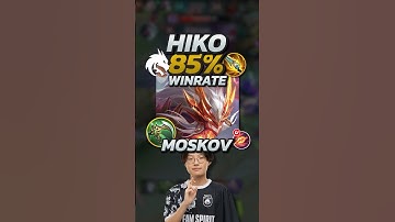 Team Spirit Hiko 85% Winrate Moskov S35 Build! Mobile Legends #mobilelegends #mlbb #gaming